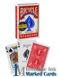 bicycle standard index us marked cards