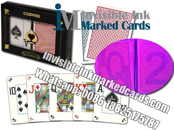 copag dual index poker cheat cards