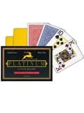 Modiano Platinum Acetate Marked Cards 2 Deck Set